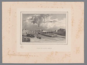 Zicht op de Pont Neuf over de Seine in Parijs
