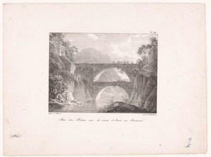 Zicht op de Ponte dei Preti over de Chiusella bij Strambinello