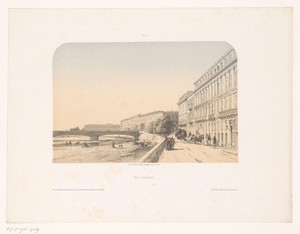 Zicht op de Quai Masséna te Nice