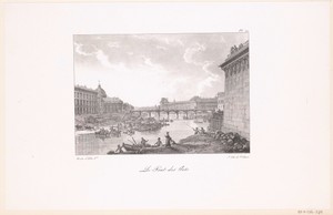 Zicht op de Seine met de Pont des Arts