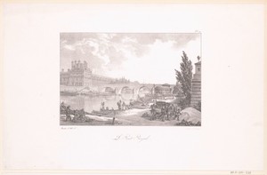 Zicht op de Seine met de Pont Royal
