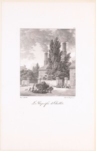 Zicht op de stoommachine van Chaillot