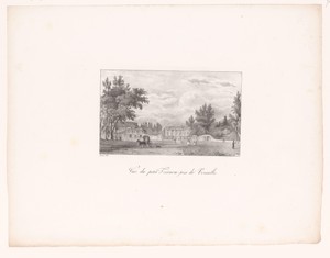 Zicht op het Château du Petit Trianon