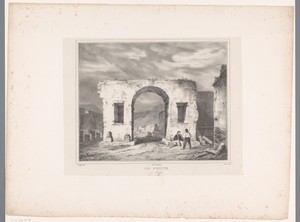 Zicht op het Forum te Pompeï