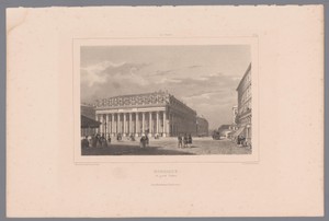 Zicht op het Grand Théâtre te Bordeaux