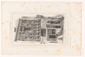 Zicht op het historische huis van koningin Blanche in Le Mans