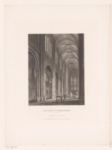 Zicht op het interieur van de dom in Regenburg