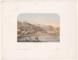 Zicht op het klooster van Cimiez en de abdij Saint-Pons de Nice