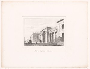 Zicht op het Palais de la Légion d'honneur