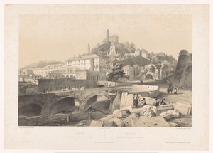 Zicht op het Palazzo Doria in Genua