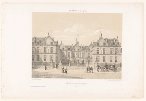 Zicht op het stadhuis van Orléans