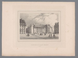 Zicht op het Théâtre Graslin te Nantes