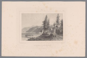 Zicht op Luino aan het Lago Maggiore