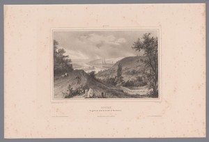 Zicht op Rouen vanaf de Côte Sainte-Catherine