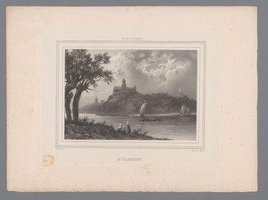 Zicht op Saint-Florent-le-Vieil aan de Loire