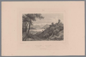 Zicht op Varenna aan het Comomeer