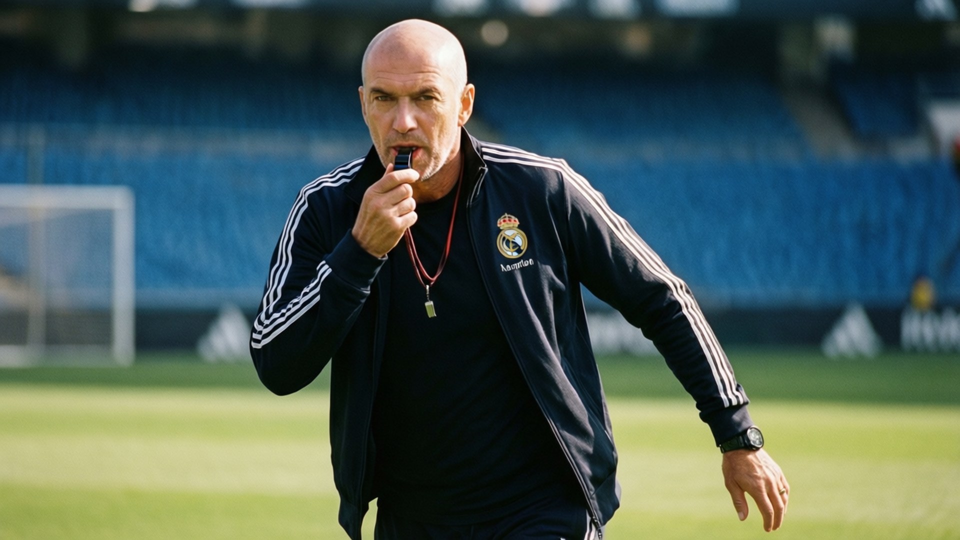 Zidane Coach Training by Wallpapers.art Studio