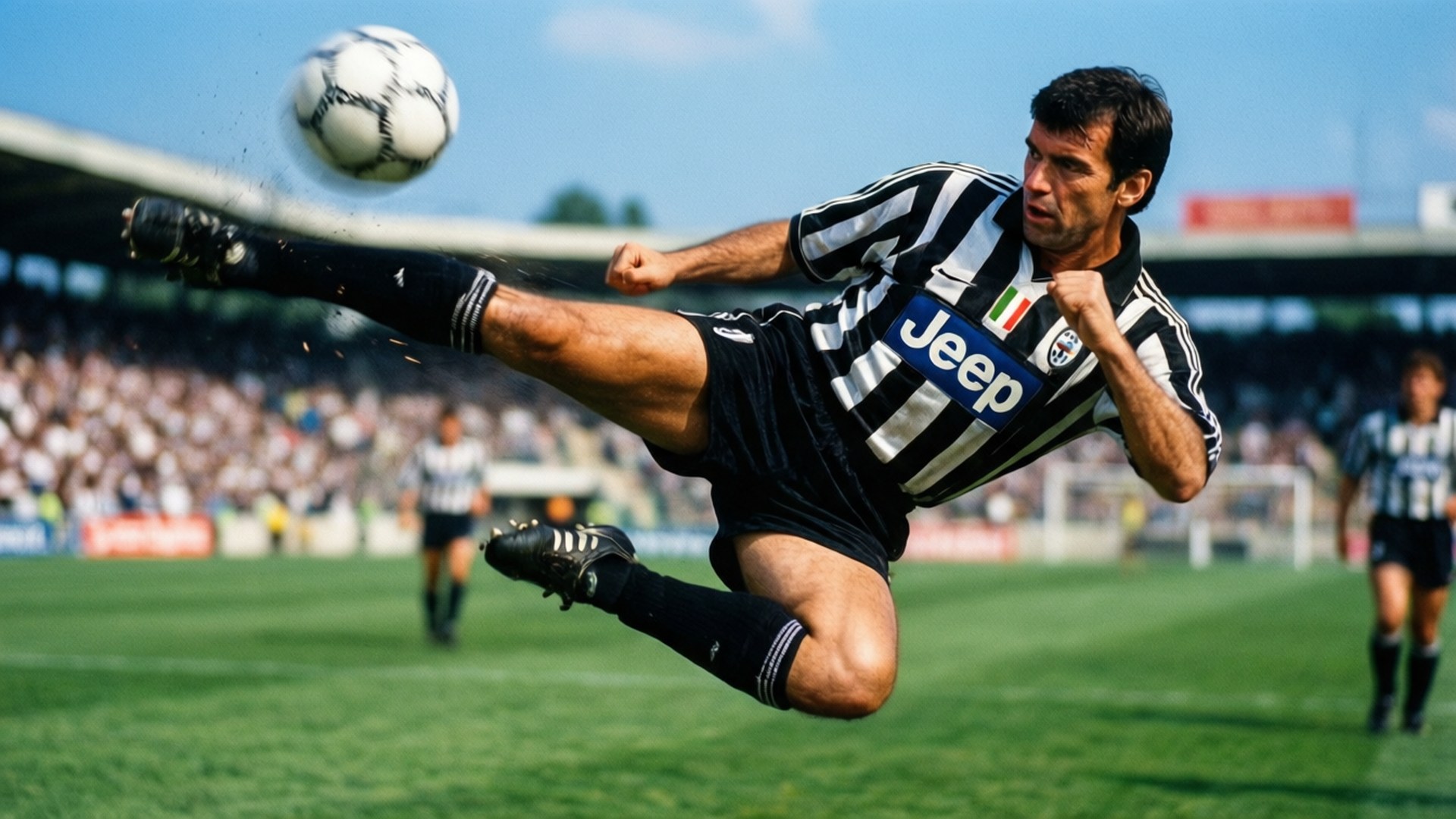 Zidane Juventus Side Kick by Wallpapers.art Studio