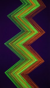 Zigzag Neon Lines