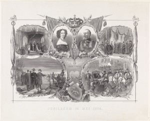 Zilveren regeringsjubileum van koning Willem III der Nederlanden en koningin Sophie der Nederlanden, 1874