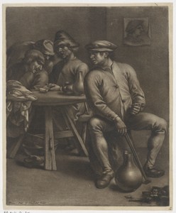 Zingende mannen in een herberg