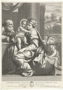 Zittende Madonna en Jozef met bril