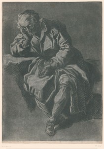 Zittende man
