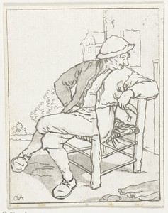 Zittende man