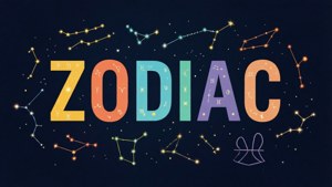 Zodiac Typography