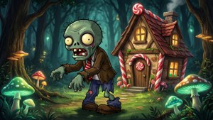 Zombie Kid Candy House