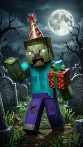 Zombie's Birthday Surprise
