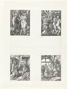 Zondeval, Adam en Eva verdreven uit het paradijs, Annunciatie, Aanbidding der herders
