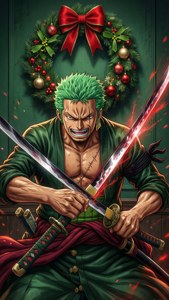 Zoro's Mistletoe Moment