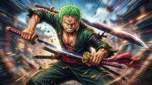 Zoro Santoryu Action