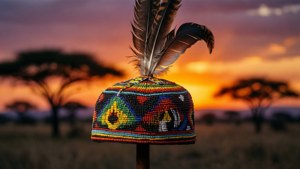 Zulu Hat at Sunset