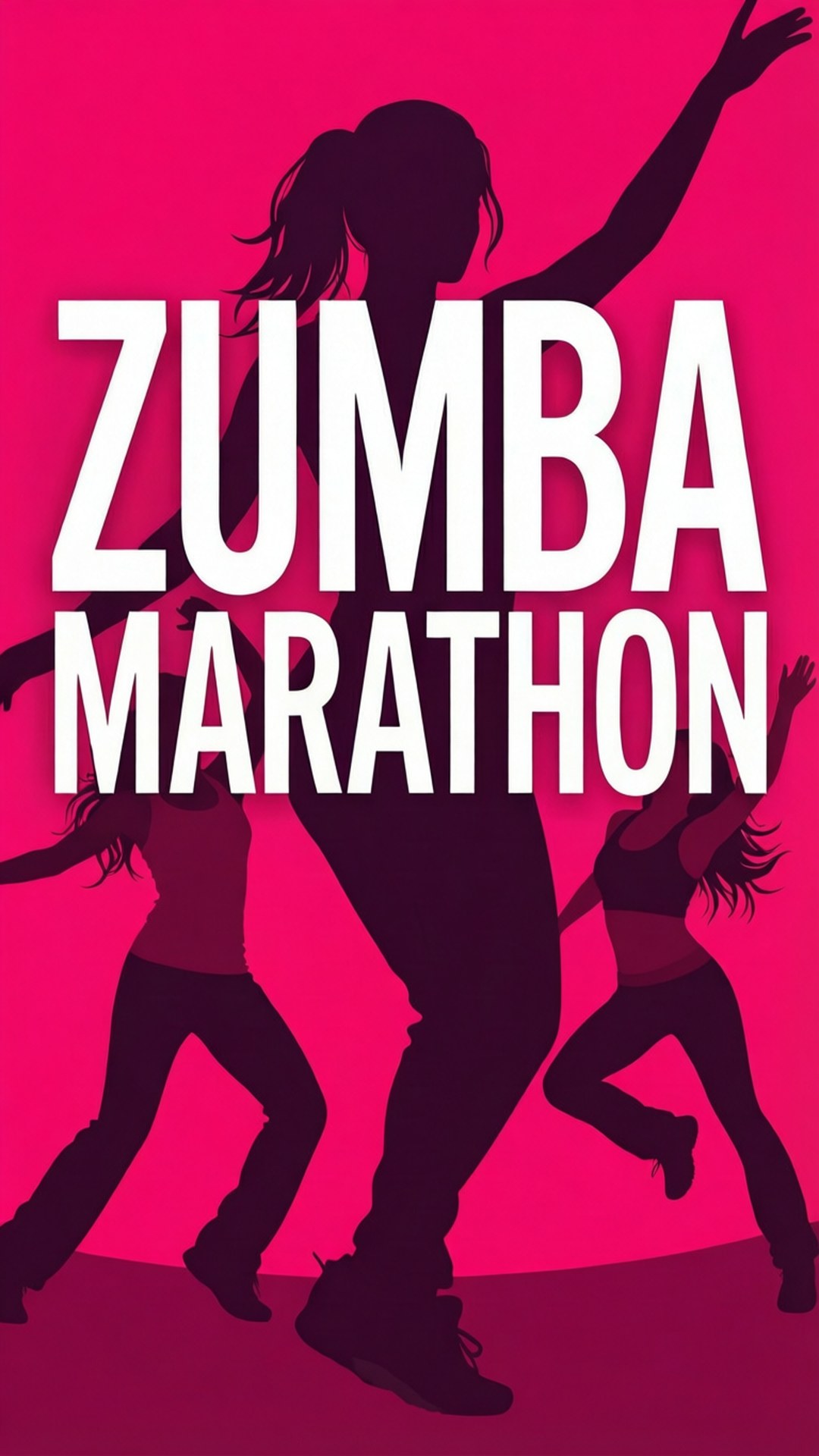 Zumba Marathon Poster by Wallpapers.art Studio