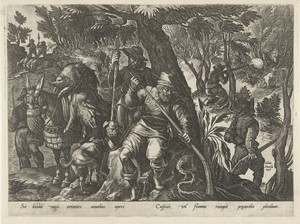 Zwijnenjacht met geweren