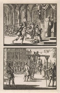 Zwitser wordt door een Spanjaard tijdens de mis gedood / Spanjaard wordt op het Sint-Pietersplein in Vaticaanstad opgehangen