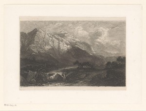 Zwitsers berglandschap met een rivier